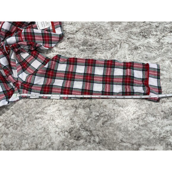 Disney Store Minnie Mouse Holiday Plaid Nightshirt Women pajama Size Large - Picture 7 of 8